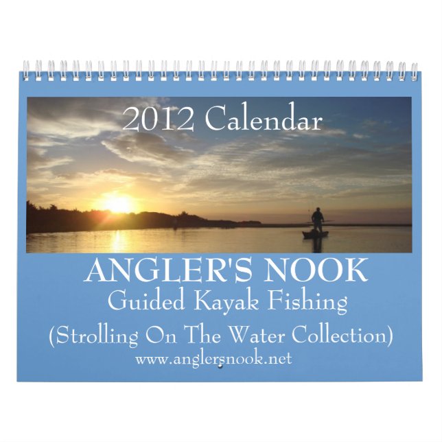 Pêche au kayak guidé Nook 2012 Calendrier (Protection)