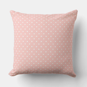 Pêche - Bleu Bande douce Coussin Pastel