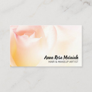 *~* Pêche Florale Rose Carte de visite Pastel Fleu