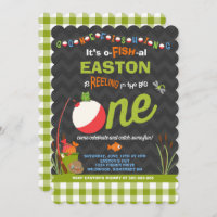 Pêche Invitation Anniversaire O-Fish-Ally Une Part