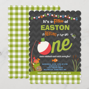 Pêche Invitation Anniversaire O-Fish-Ally Une Part
