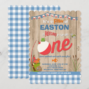 Pêche Invitation Anniversaire O-Fish-Ally Une Part