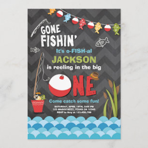 Pêche Invitation Anniversaire Reeling Le grand