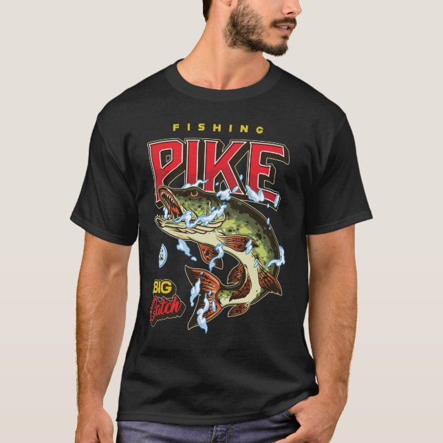 Pêche Pike - Big Catch T-shirt (Devant)