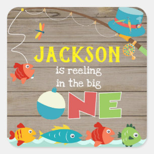 Pêche Poisson Anniversaire Merci Favoriser Sticker