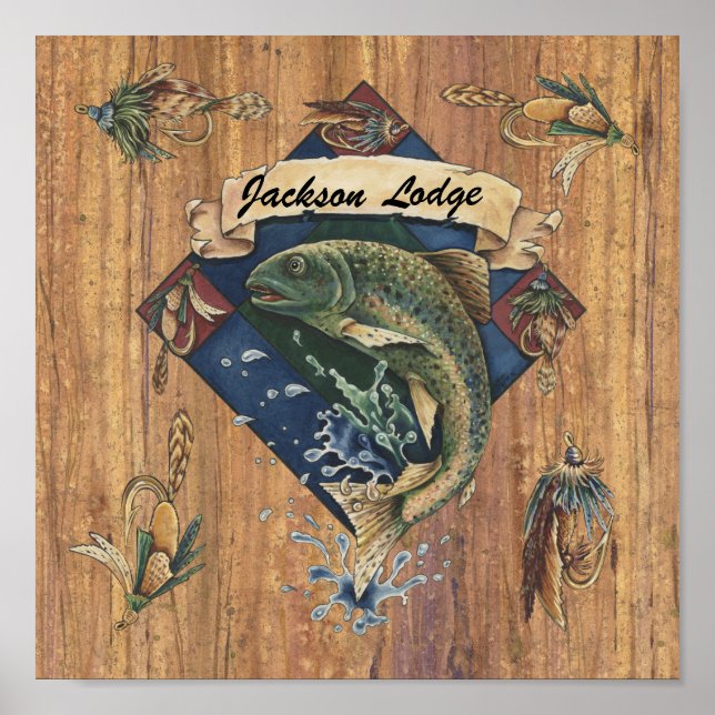 Pêche - Votre affiche de retraite - SRF (Devant)