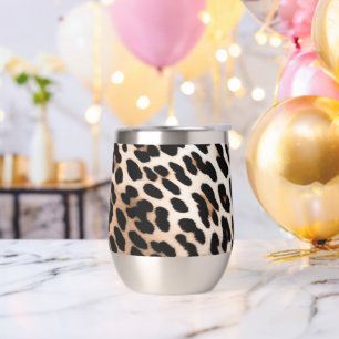 Pêcher Crème noire Leopard animal