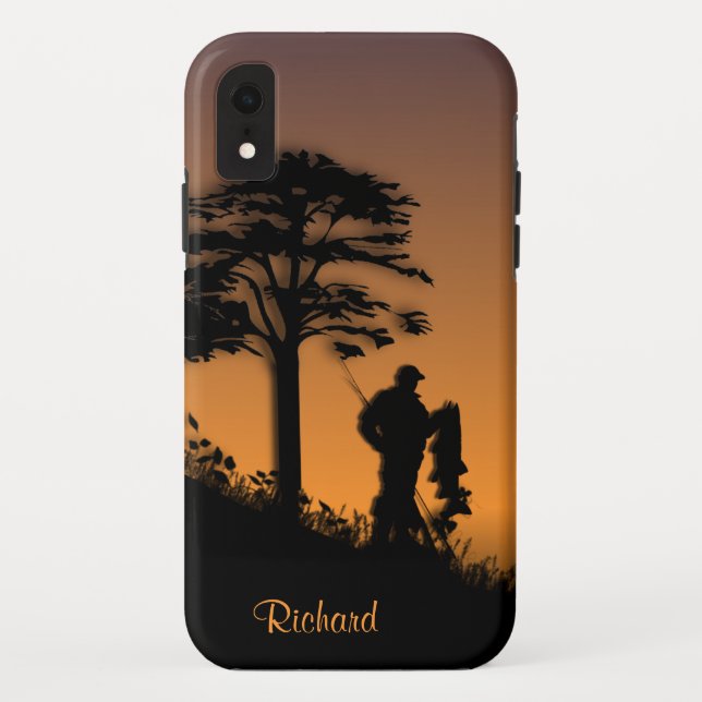 Pêcheur à Dusk iPhone 5 coque personnel (Dos)