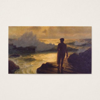 Pêcheur hawaïen, huile sur toile