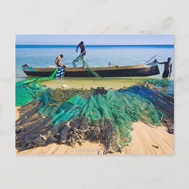 Pêcheurs Vezo Postkarte (Vorderseite)