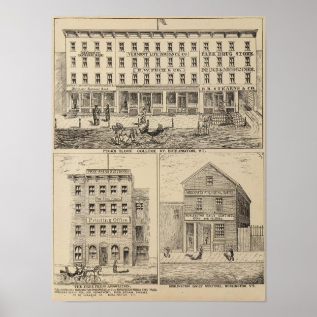 Peck-Block Poster (Vorne)