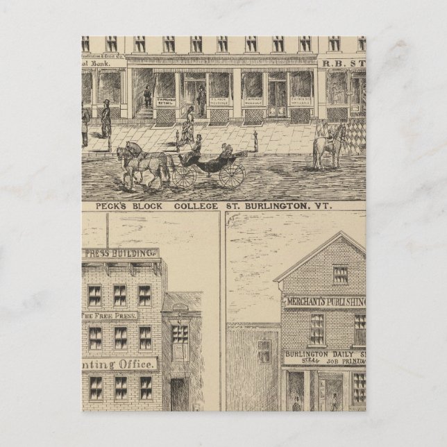 Peck-Block Postkarte (Vorderseite)