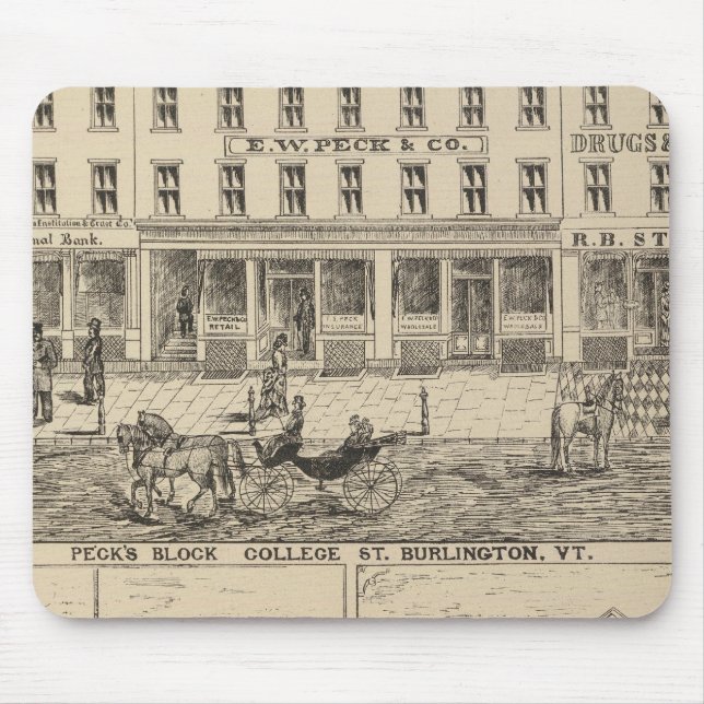 Peckblock Mousepad (Vorne)