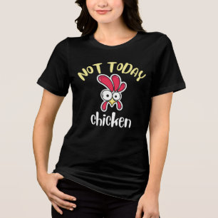 Pecker Chicken Lover Bauer Crazy noch nicht Tri-Blend Shirt