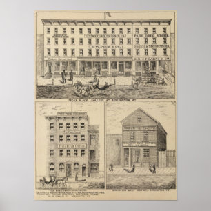 Peck's Block Poster