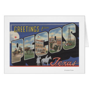PECO, TexasLarge Buchstabe ScenesPecos, TX