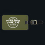 Pecos Fluss New Mexico Kajaking Gepäckanhänger<br><div class="desc">Der Fluss Pecos fließt durch schroffe Granitschluchten und Wasserfälle aus der Pecos-Wildnis und führt durch kleine,  hochgebirgige Wiesen.</div>