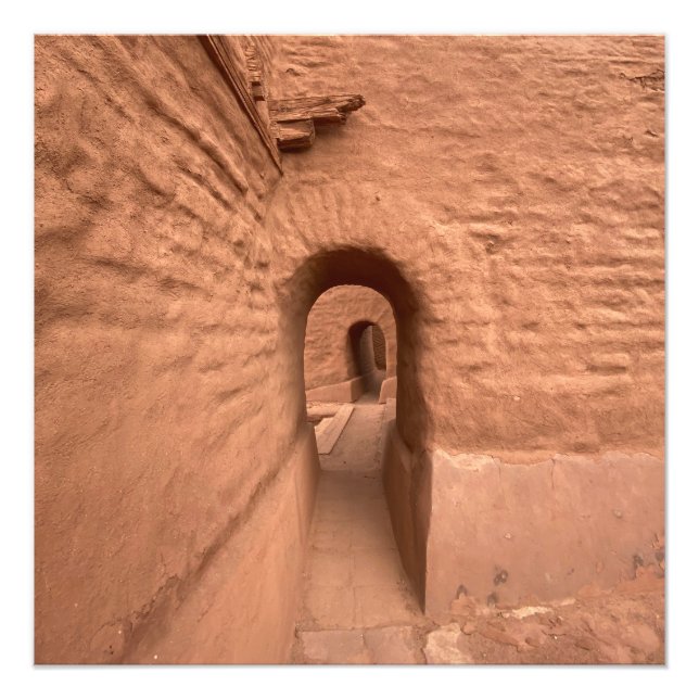 Pecos New Mexico Pueblo Ruins Fotodruck (Vorne)