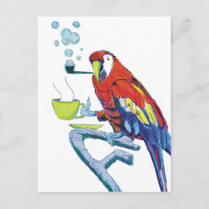 Peculiar Parrot Postkarte