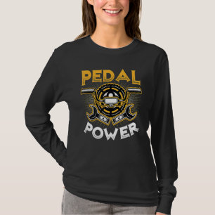 Pedal Power Anti Ebike Fahrrad Rad T-Shirt