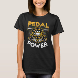 Pedal Power Anti Ebike Fahrrad Rad T-Shirt