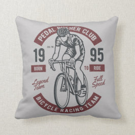 Pedal Pusher Cycling Club | Racing Team Voll Speed Kissen