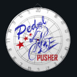 Pedal Pusher Dartscheibe<br><div class="desc">Machen Sie es wieder gut,  ein Pusher zu sein - drücken Sie Ihr Fahrrad!</div>