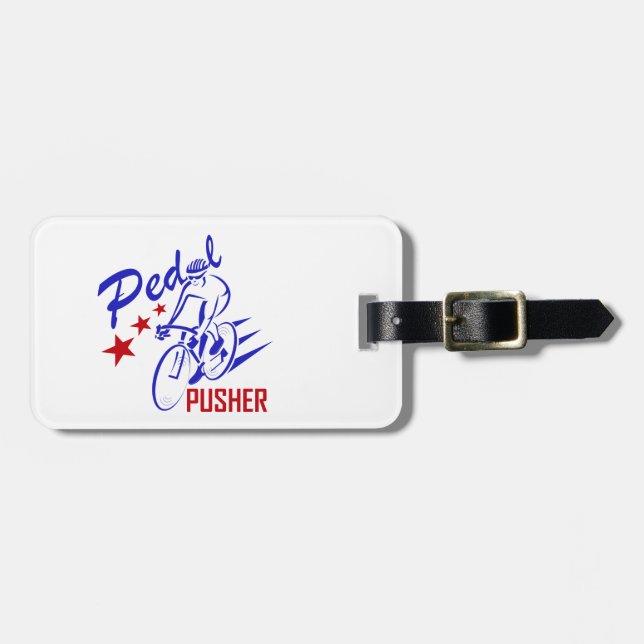 Pedal Pusher Gepäckanhänger (Vorderseite horizontal)