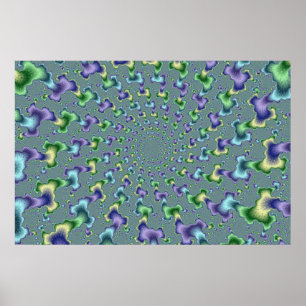 Pedal-Spalten - Fraktal Poster