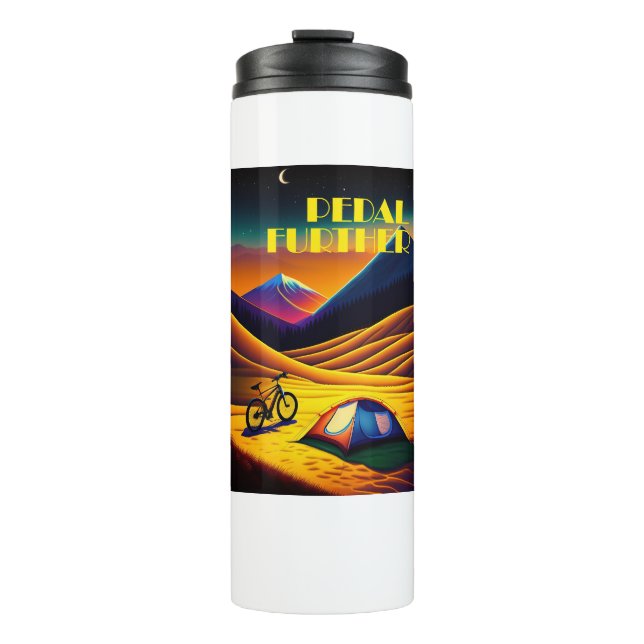 Pedal weitere Bikepacking Mountains Thermosbecher (Vorderseite)