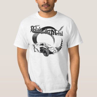 Pedal zum Metallschmutz geänderten laufenden T-Shirt