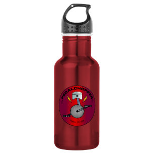 PedalChopper Logo-Rot Trinkflasche