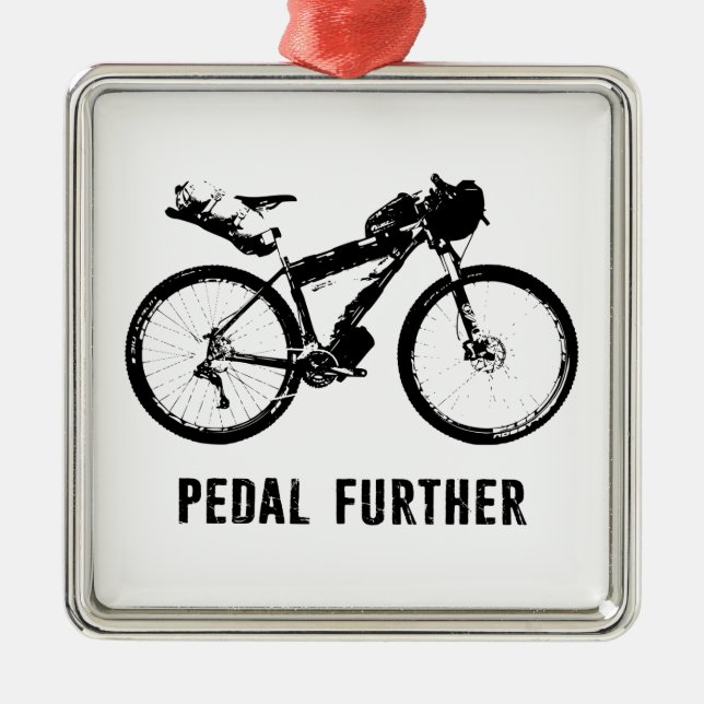 Pedale für weiteres Bikepacking Ornament Aus Metall (Vorne)