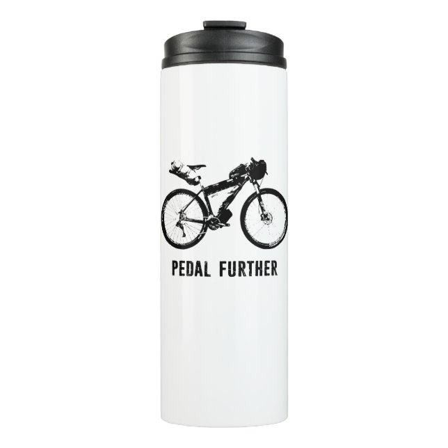 Pedale für weiteres Bikepacking Thermosbecher (Vorderseite)