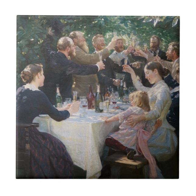 Peder Severin Kroyer - Angesagt, Angesagt, Hurrah! Fliese (Vorderseite)