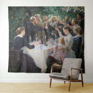 Peder Severin Kroyer - Angesagt, Angesagt, Hurrah! Wandteppich