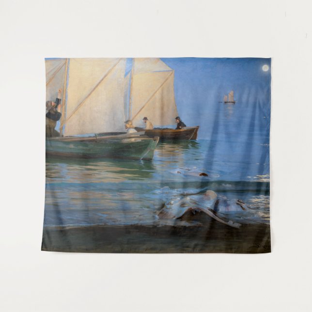 Peder Severin Kroyer - Fischerboote Wandteppich (Vorderseite (Horizontal))