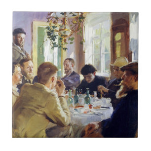 Peder Severin Kroyer - Mittagessen Fliese