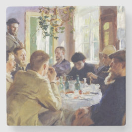 Peder Severin Kroyer - Mittagessen Steinuntersetzer