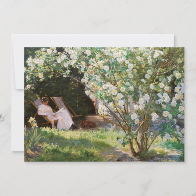 Peder Severin Kroyer - Rose Einladung (Vorderseite)