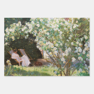 Peder Severin Kroyer - Rose Geschenkpapier Set