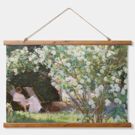 Peder Severin Kroyer - Rose Wandteppich Mit Holzrahmen