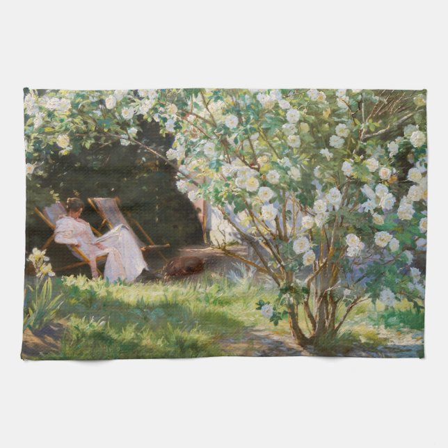 Peder Severin Kroyer - Rosen Geschirrtuch (Horizontal)