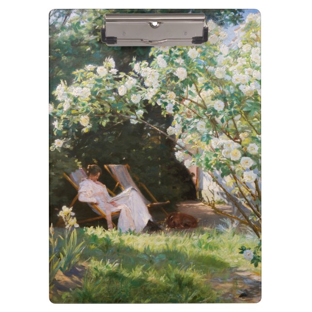 Peder Severin Kroyer - Rosen Klemmbrett (Vorderseite)