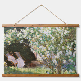Peder Severin Kroyer - Rosen Wandteppich Mit Holzrahmen