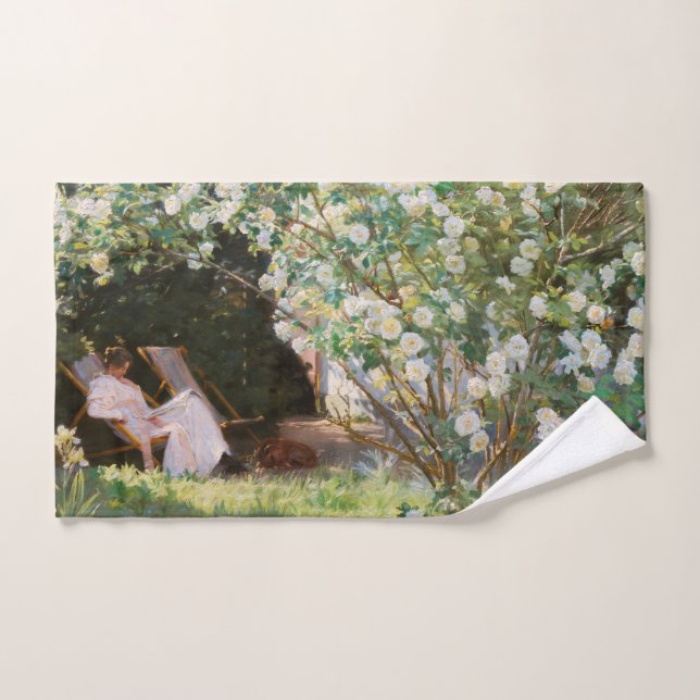 Peder Severin Kroyer - Roses (Serviette à main)