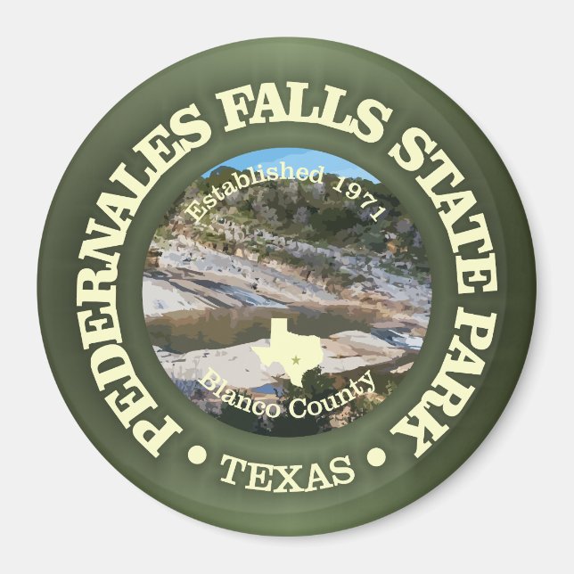 Pedernales Falls SP Magnet (Vorne)