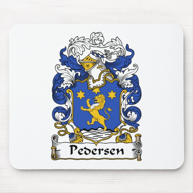 Pedersen Familienwappen Mousepad (Vorne)