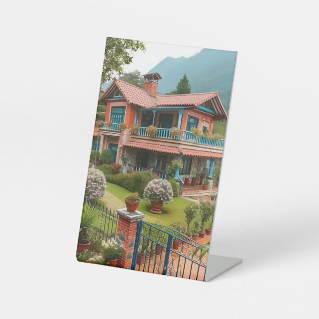 "Pedestal Display Sign" Sockelschild (Vorderseite)