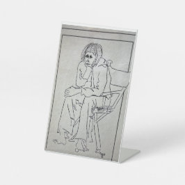 Pedestal Sign " Denken Sockelschild